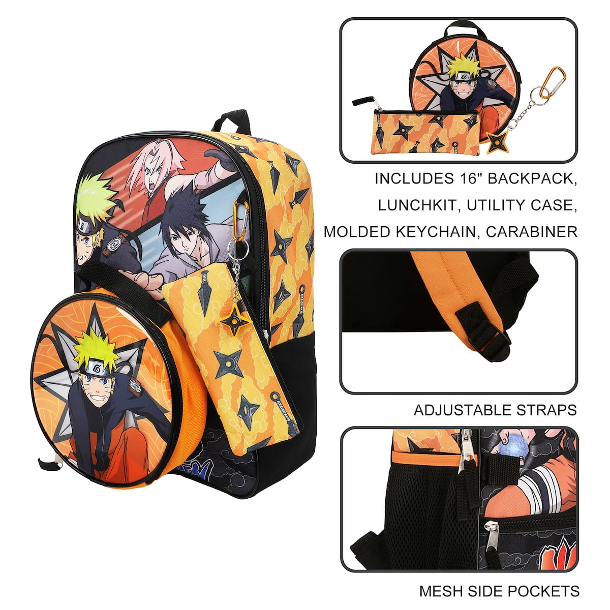 Naruto Anime Boruto TV Series 5.5 de alto Gaara Sand Village  Símbolo personalizado troquelado calcomanía – Color negro : Automotriz