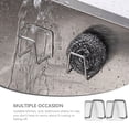 thumbnail image 3 of OUNONA  2 Pcs Stainless Steel Storage Rack Sink Kitchen Sponge Holder Silver, 3 of 8