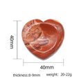 thumbnail image 4 of Piedra de preocupación con forma de corazón, amor, pulgar, curación con cristales, reiki, piedra natural, cuarzo rosa, gema mineral, herramienta de raspado facial, minimasaje decorativo, 4 of 5