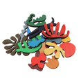 thumbnail image 4 of Kids Wooden Jigsaw Puzzles Educational Bright Color Multi Shape Improve Cognitive Ability Reduce Pressure Toy Puzzles, 4 of 4