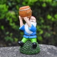 thumbnail image 3 of Figura Decorativa En Miniatura Para Jardín, Estatua De Gnomo De Jardín, Barril De Vino, Artesanía De Resina Enana, El Mejor Regalo Para Familiares, Vecinos Y Amigos Vogacara HA037774-00, 3 of 6