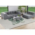 thumbnail image 4 of Simply Daisy 8' x 10' Lobster Nautical Chenille Rug, Sage and White, 4 of 4