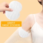 Toplive Armpit Sweat Pads ,[100 Pack] Disposable Underarm Sweat Pads for Women Men Invisible Sweat Absorber Pads for Women Armpits Perspiration Pads Shield