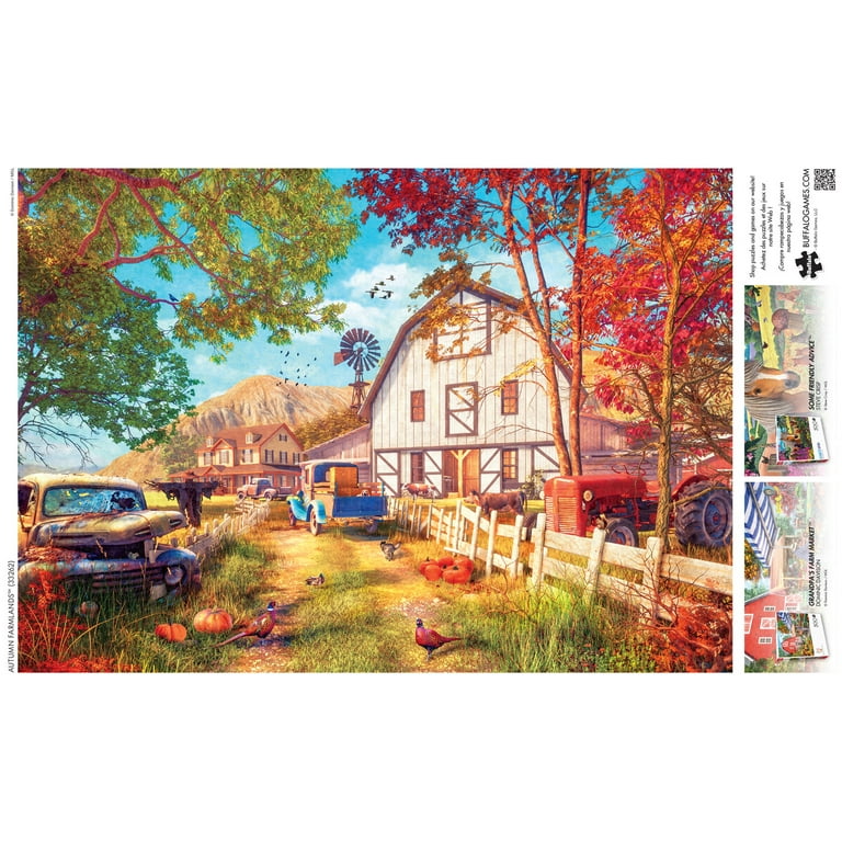 Buffalo Games 500-Piece Country Life Autumn Farmlands