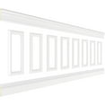 thumbnail image 3 of Ekena millwork 94 1/2"L (Adjustable 36"H to 40"H) Ashford Square Panel Traditional Wainscot Paneling Kit, 3 of 10