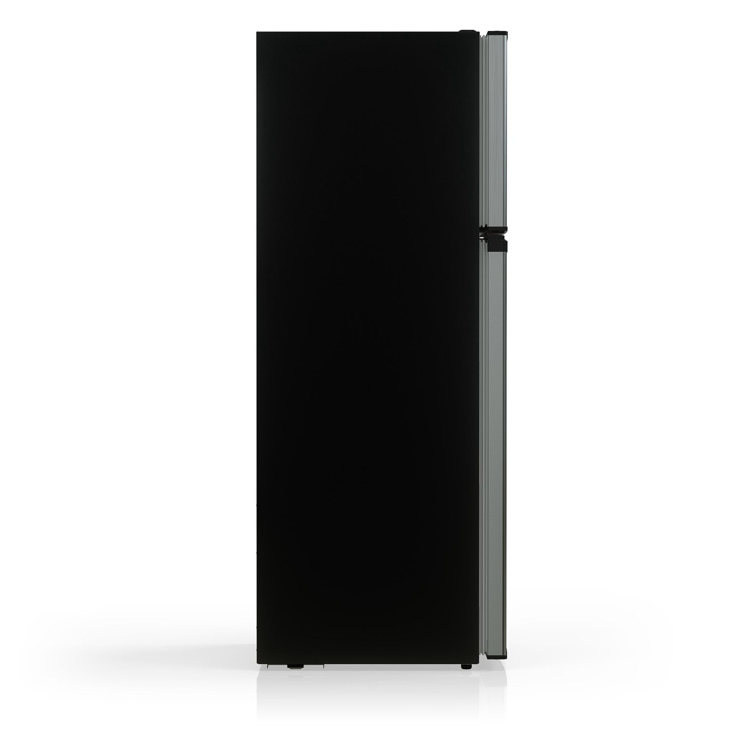 TCL Silver Compact Two Door Refrigerator with Freezer for Kitchen, Garage & Office, 4.7 Cu. Ft.