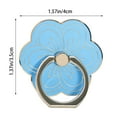 thumbnail image 3 of MKHSQHDG Today's Deals Cell Phone Ring Holder Flower Shape Phone Ring Holder Metal Finger Grip Finger Kickstand 360° Rotation Universal Finger Ring Phone Grip Compatible with All Smartphone, 3 of 5