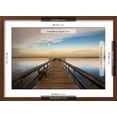 thumbnail image 5 of Art.com Sunrise on the Pier at Terre Ceia Bay, Florida, USA Photographic Print by Richard Duval, Brown Frame Wall Art, 23" x 17", 5 of 5