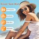 thumbnail image 5 of Sun Hats for Women, Wide Brim Straw Beach Hat for Women Foldable Floppy, Sun Hat UPF 50+ UV Protection, 5 of 5
