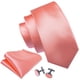 thumbnail image 3 of Corbata Barry.Wang de Satén Seda Coral Rosa 150x8.5 cm Set, 3 of 7