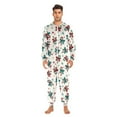 thumbnail image 6 of joogoo Christmas Candy Cane Bows Unisex Adults Onesies Pajamas Jumpsuits L, 6 of 7