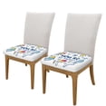 thumbnail image 2 of Easygdp You are so Sweet Square Chair Cushion Cover Stretch Chair Seat Covers Removable Washable for Hotel, Bedroom, Office, 2 of 9