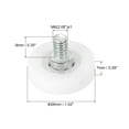 thumbnail image 2 of Uxcell 26mm Drawer Rollers, 4 Plastic Drawer Pulley Replacement Wheels Bearing Small Pulley, 2 of 6