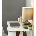 thumbnail image 5 of Adesso Marina Table Lamp, Black Rubberwood with Smoked Glass, 5 of 5