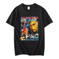 thumbnail image 1 of Playeras Tupac 2pac Cartoon Para Pareja Camisas Manga Corta, 1 of 5