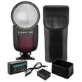 thumbnail image 5 of Zoom Li-on X R2 TTL On-Camera Round Flash Speedlight For Nikon (Godox V1) + Flashpoint R2 Pro Mark II 2.4 GHz Wireless Flash Trigger for Nikon, 5 of 9
