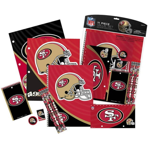 NFL San Francisco 49ers 11 Piece Stationery Set