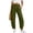 Army Green, variant on FengLS Womens Casual Pants Elastic High Waist Pants with Pockets Comfortable Lounge Trousers Solid Color Daily Sweatpants