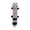 Style:raccoon, variant on Dog Teething Toy Squeaky Racoons Cartoon Shape for Medium & Small Dogs Cute Furry Chew Toy Long Tail