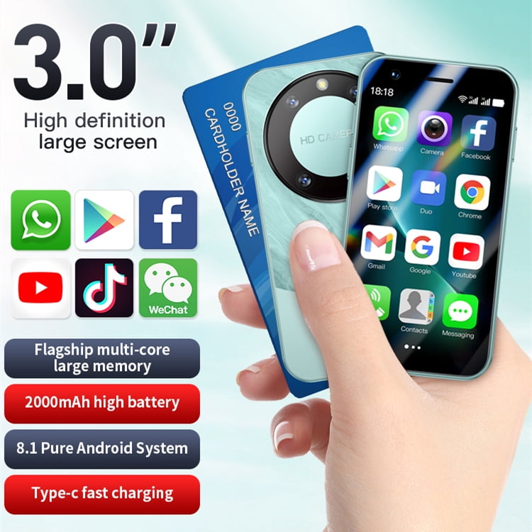Unlock an Adventure with SOYES F8 Pro Max Mini Smartphone for Kids: 3-Inch Small Size 3G Mobile Phone 1GB RAM 16GB ROM Android 8.1 WiFi MP3 MP4 Bluetooth - Ideal Gift for Novel Student Cellphone