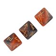 thumbnail image 3 of Juego De Dados Poliédricos, Juego De Dados De Runas De 3 Piezas Juego De Dados De predicción De Aprendizaje De Dados De Colores Brillantes Misteriosos De 8 Caras Para Adultos, 3 of 8