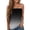 Black, variant on Spaghetti Strap Tank Top with Built in Bra Long Strapless Holiday Top Tanks Loose Vacation Sleeveless Casual Shirt Blouse Gradient Bandeau Tank Summer Top Tanks and Camis