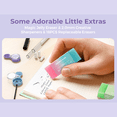 thumbnail image 3 of Four Candies Aesthetic Supplies, Mechanical Pencils 0.5mm, 0.7mm, 0.9mm & 2.0mm with Lead Refills, Cute Mechanical Pencils for Writing, Drawing & Drafting (Purple), 3 of 8