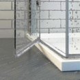 thumbnail image 3 of 2 Pack 900mm Shower Door Seal for Straight/Curved Glass with 46mm Size and Max Clearance 20mm-BN, 3 of 5