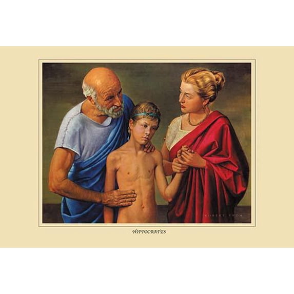 Hippocrates- Fine Art Canvas Print (20" x 30")