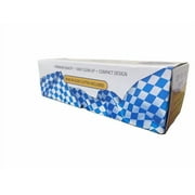 Oktoberfest Decorations Party Essential, Plastic White and Blue Checkered Tablecloth Roll, 54" x 100' Perfect for Men and Women, Must Have Oktoberfest Party Supplies | OktoberfestH