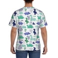 thumbnail image 2 of Rocae Dinosaur for Men's Moisture-Wicking Crew Tee - T-Shirt for Sports, Outdoor Activities, and Casual WearX-Large, 2 of 9