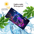 thumbnail image 4 of 1 Pcs 2D Flat License Plate Covers & Frames, Neon Skeleton Horse For Decorative Front, Waterproof For Decoration Aluminum License Plate Covers & Frames Cover For Men Women, 12" X 6", 4 of 7