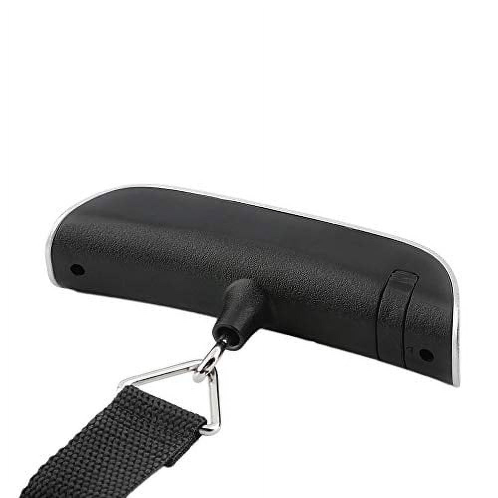 K-Cliffs Luggage Scale Digital Hanging Travel Baggage Mini Handheld Weight Silver 2 Pcs