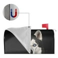 thumbnail image 5 of PHELIKA Husky Dog Head 01 Magnetic Mailbox Covers Standard Size 25.5"H x 21"W, 5 of 8