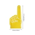 thumbnail image 4 of KONTONTY 3Pcs Yellow Foams Fingers for Cheerleading Sports Events Party Supplies, 4 of 8