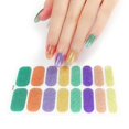 thumbnail image 1 of 9 Barra de brillo en tiras de esmalte de uñas envolturas de uñas completas pegatinas de esmalte de uñas, 1 of 5