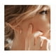 thumbnail image 4 of Aretes Xtellar Aro Dorado Con Brillo Completo De Zirconia, 4 of 4