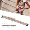 thumbnail image 4 of Correa de Reloj de Lona de Liberación Rápida Pulsera de Lona Transpirable para B4 y FIT Mini Correas de Reloj de Repuesto Ajustables para Hombres y Mujeres ANGGREK Otros, 4 of 8