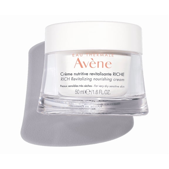 Avene Revitalizing Nourishing Cream RICH - Ultra Nourishing Face Moisturizer - Non-comedogenic, 1.6 fl oz
