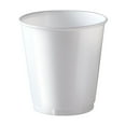 Great Value Everyday Disposable Plastic Cups, White, 3 oz, 100 count