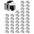 thumbnail image 1 of Acoplador Keystone VANDESAIL Cat 6 blindado, paquete de 40 unidades, plateado, 1 of 7
