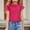 Hot Pink, variant on Shirt Boys Short Sleeve Tops Casual Pink Girls Summer Clothes Clothes for Boys 4T
