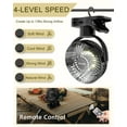 thumbnail image 6 of 10000mAh Portable Clip on Battery Operated Fan, AWANFI Camping Fan with Remote, LED Light, Hanging Hook for Outside Office Bedroom, 6 of 8