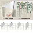 thumbnail image 5 of Cute Easter Bunny Swag Valances for Windows, Kitchen Curtains 36 Inch Length 2 Panels Set, Eucalyptus Leaves Colorful Eggs Beige Short Curtains for Small Windows Rod Pocket Cafe Curtains 28"x36", 5 of 8