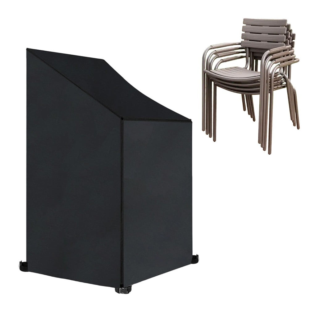 Stackable Patio Chair Covers 210D Waterproof Outdoor Garden Furniture Cover Uv Resistant Garden Deep Seat Lounge Chair Cover