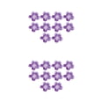 thumbnail image 1 of Billuyoard 10x ramo de flores aspecto realista y durabilidad duradera decoración de boda ecológica púrpura oscuro morado oscuro 2Conjunto, 1 of 6