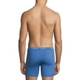 thumbnail image 4 of Calvin Klein BLUE Men's 3-Pack Logo Cotton Boxer Briefs, US Large, 4 of 4