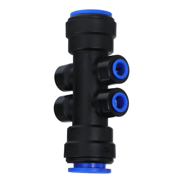 COMPUKAS Garden Irrigation Parts Hexagonal Shape Drip Irrigation Barbed Fittings 1Pack