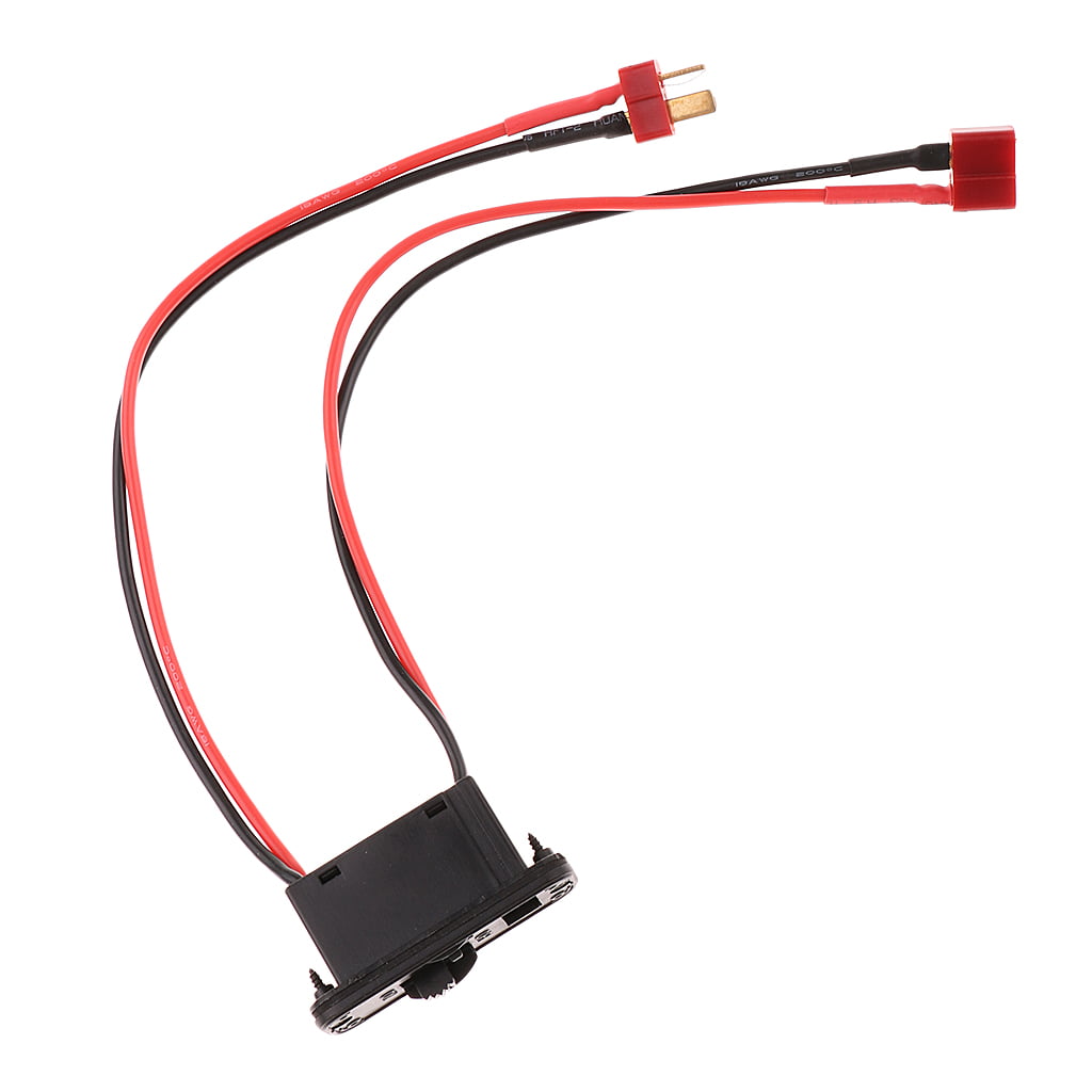 T Plug On Off Switch with 400mm Extended Wire for RC LiPo Battery ESC Motor 