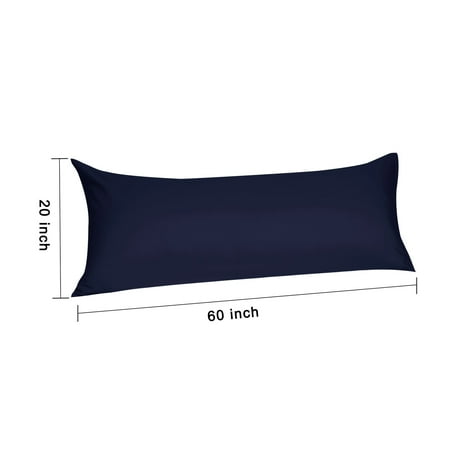 Zippered Body Pillow Case Cover Soft Microfiber Long Pillowcases